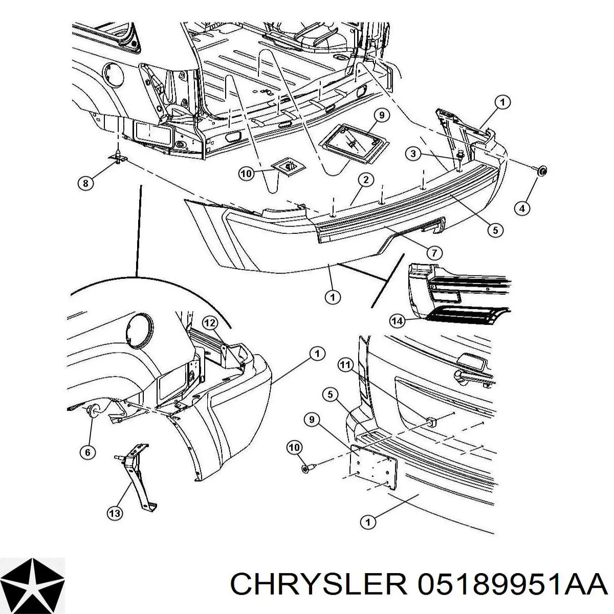 05189951AA Chrysler