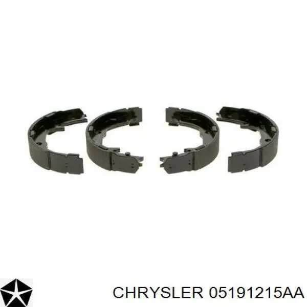 05191215AA Chrysler zapatas de freno de mano