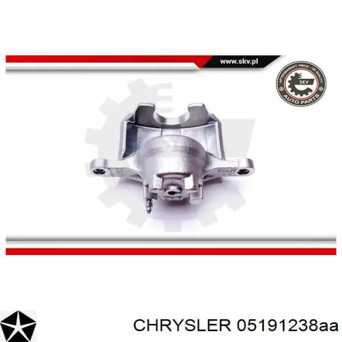 Pinza de freno delantera derecha CHRYSLER 05191238AA