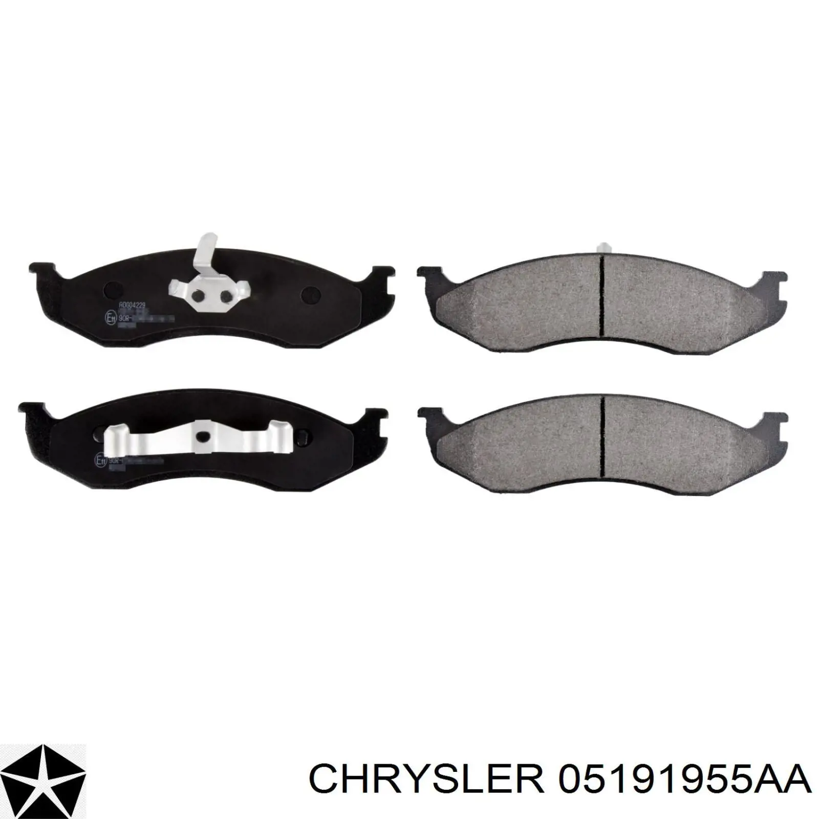 Pastillas de freno delanteras Jeep Grand Cherokee 1 Z