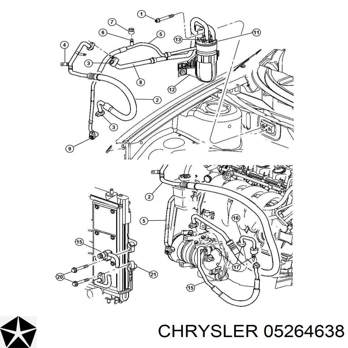 Servofreno Chrysler 05264638 precio, desde 7,91 EUR