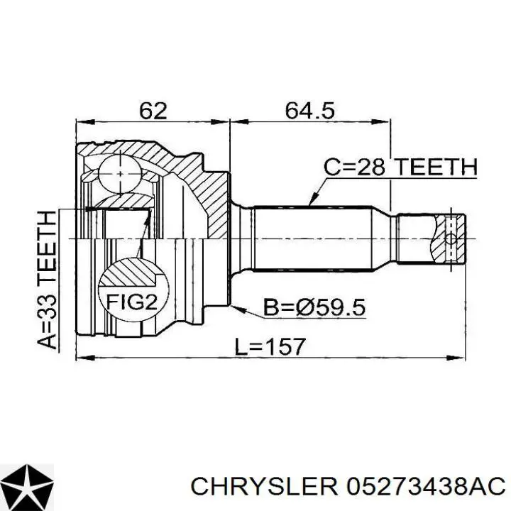 K05273438AC Fiat/Alfa/Lancia