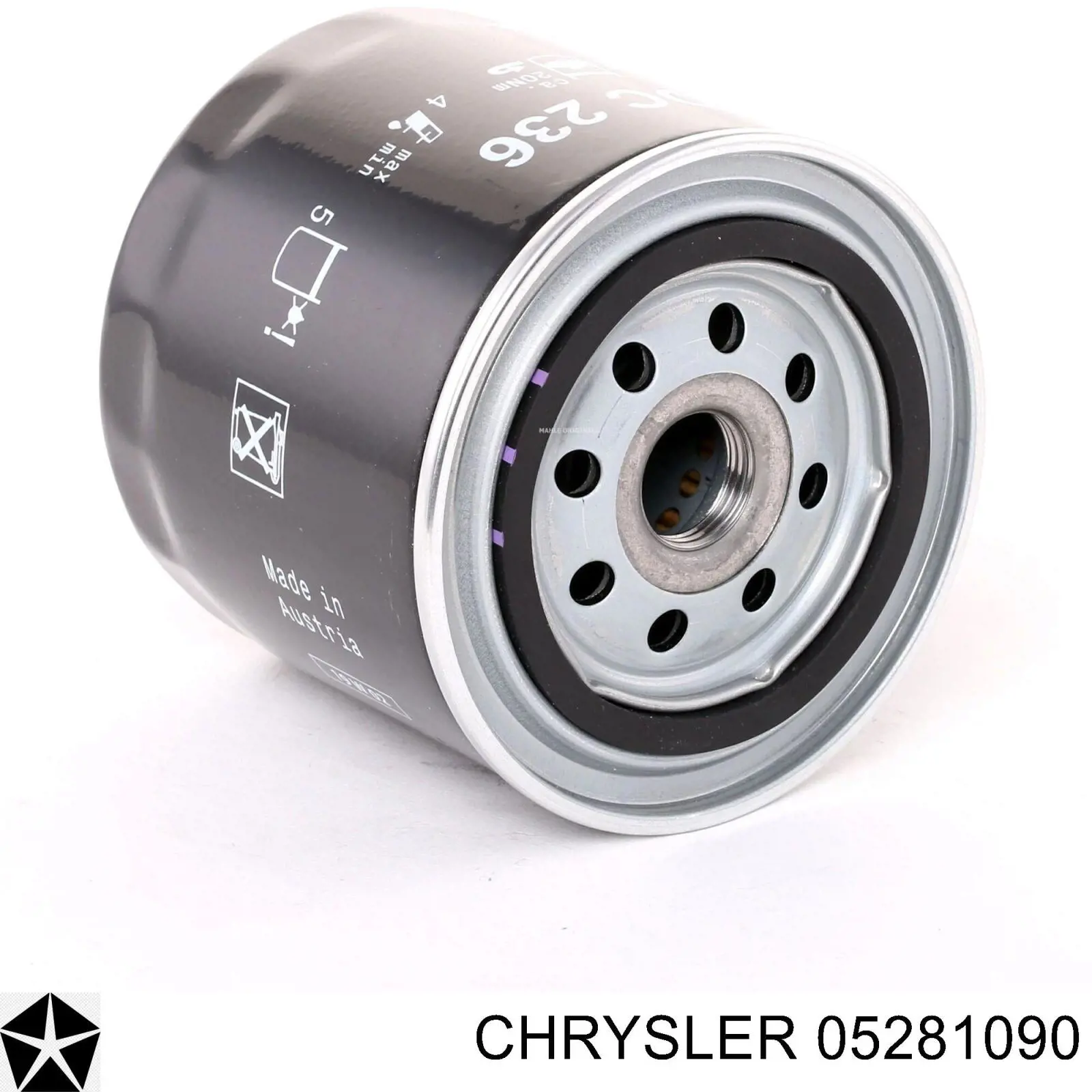 Filtro de aceite Chrysler 05281090 precio, desde 5,82 EUR
