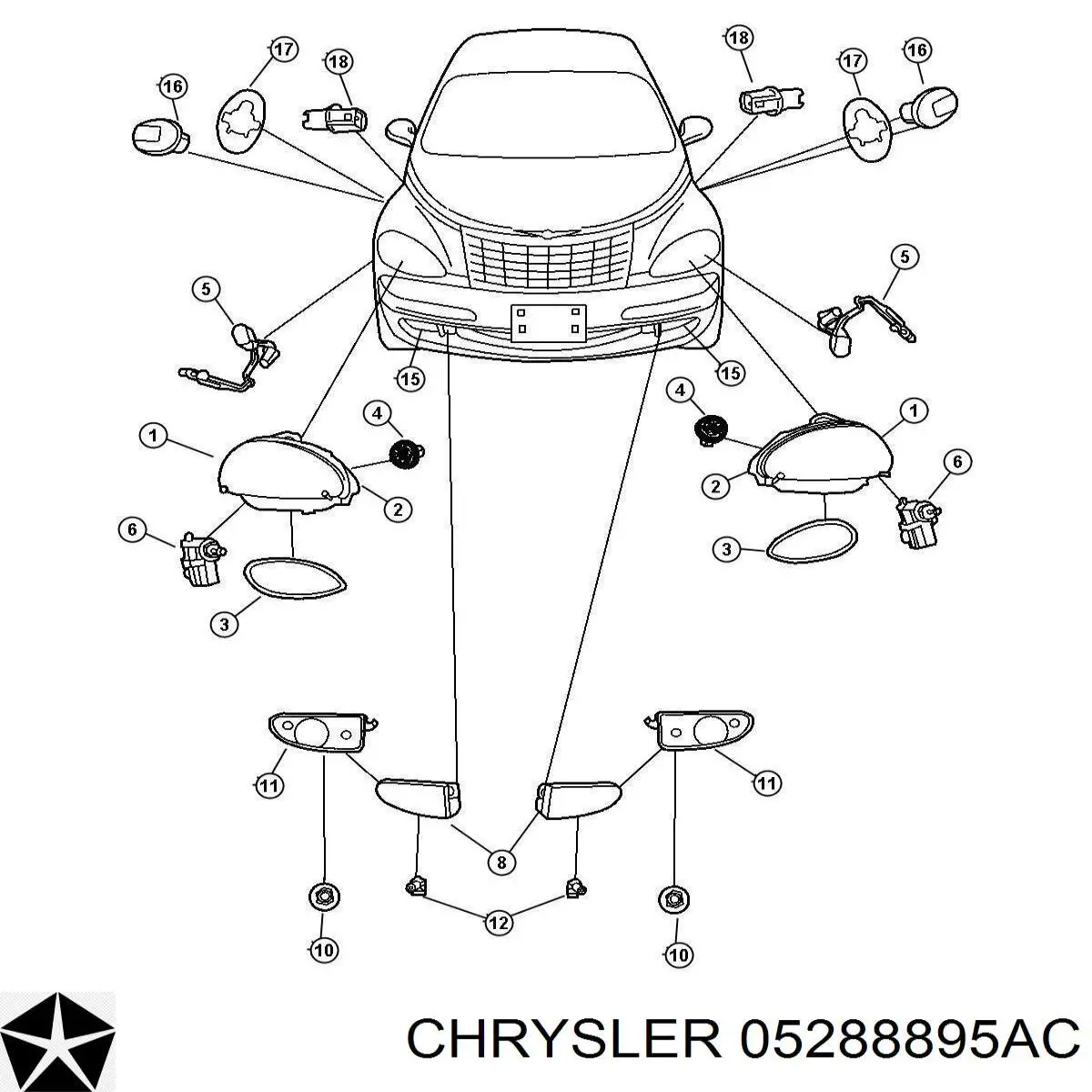 5288895AB Chrysler