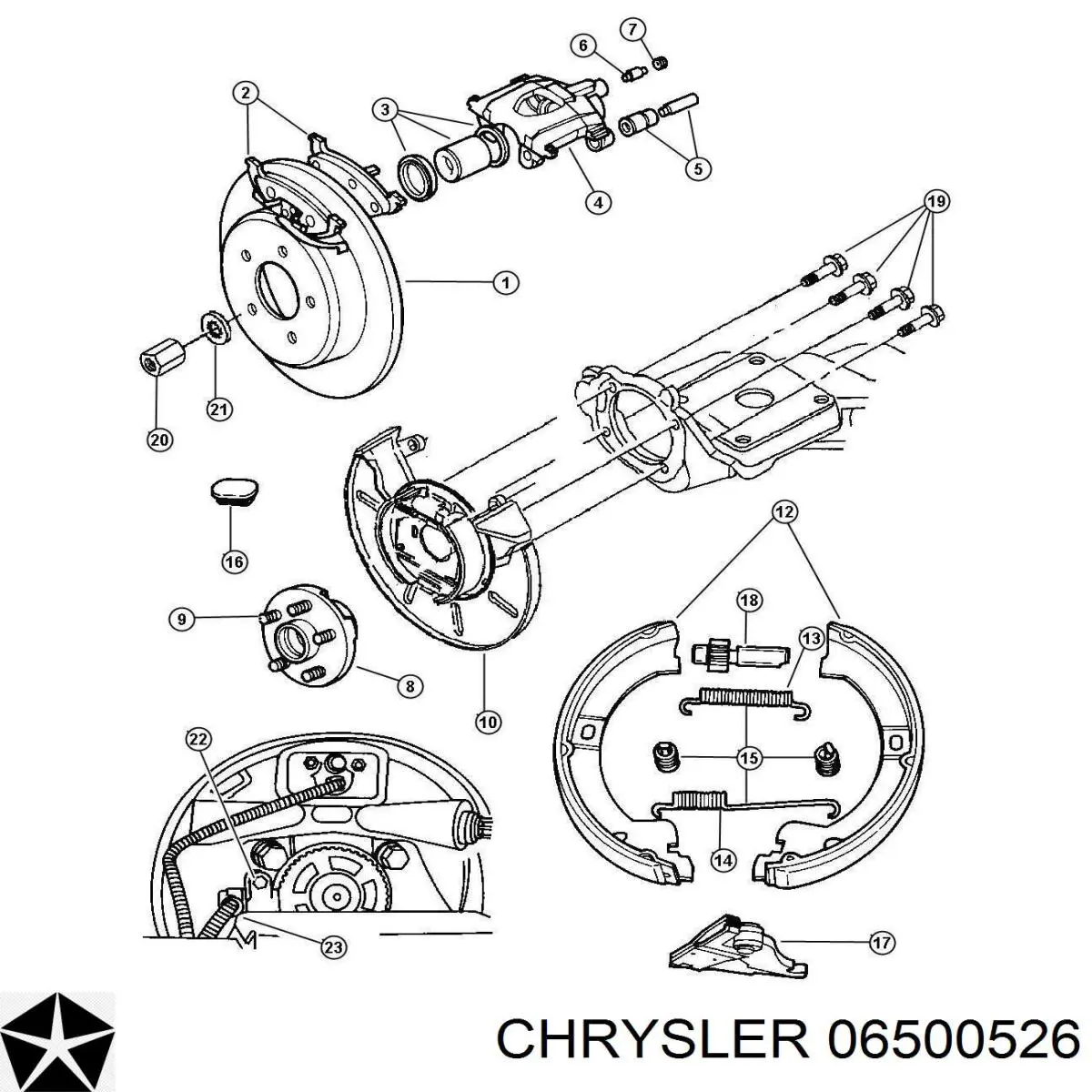 Tuerca seguridad de rueda Chrysler Voyager I ES monovolumen (1984 - 1995) precio, desde 15,44 EUR