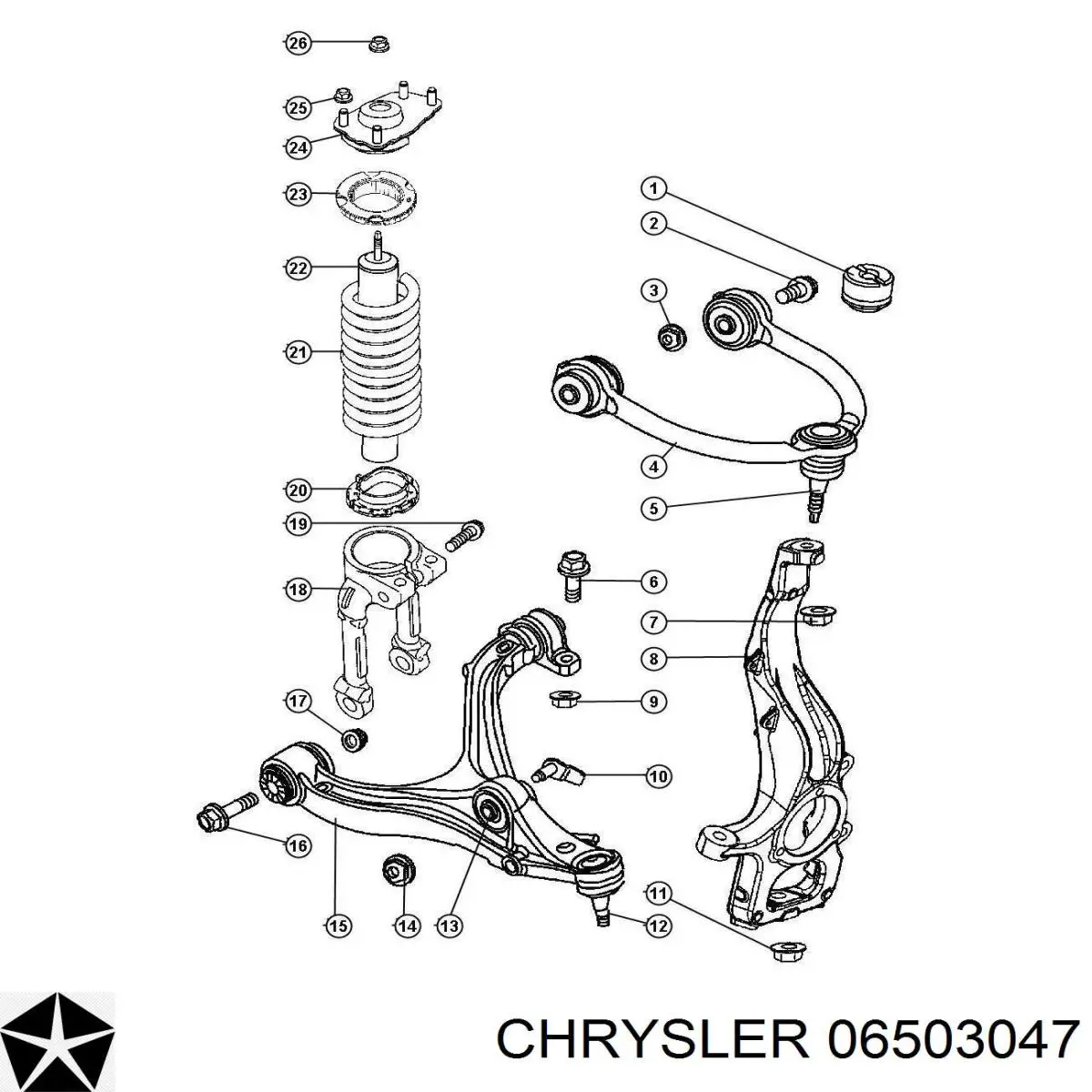  Chrysler 06503047 precio, desde 55,33 EUR