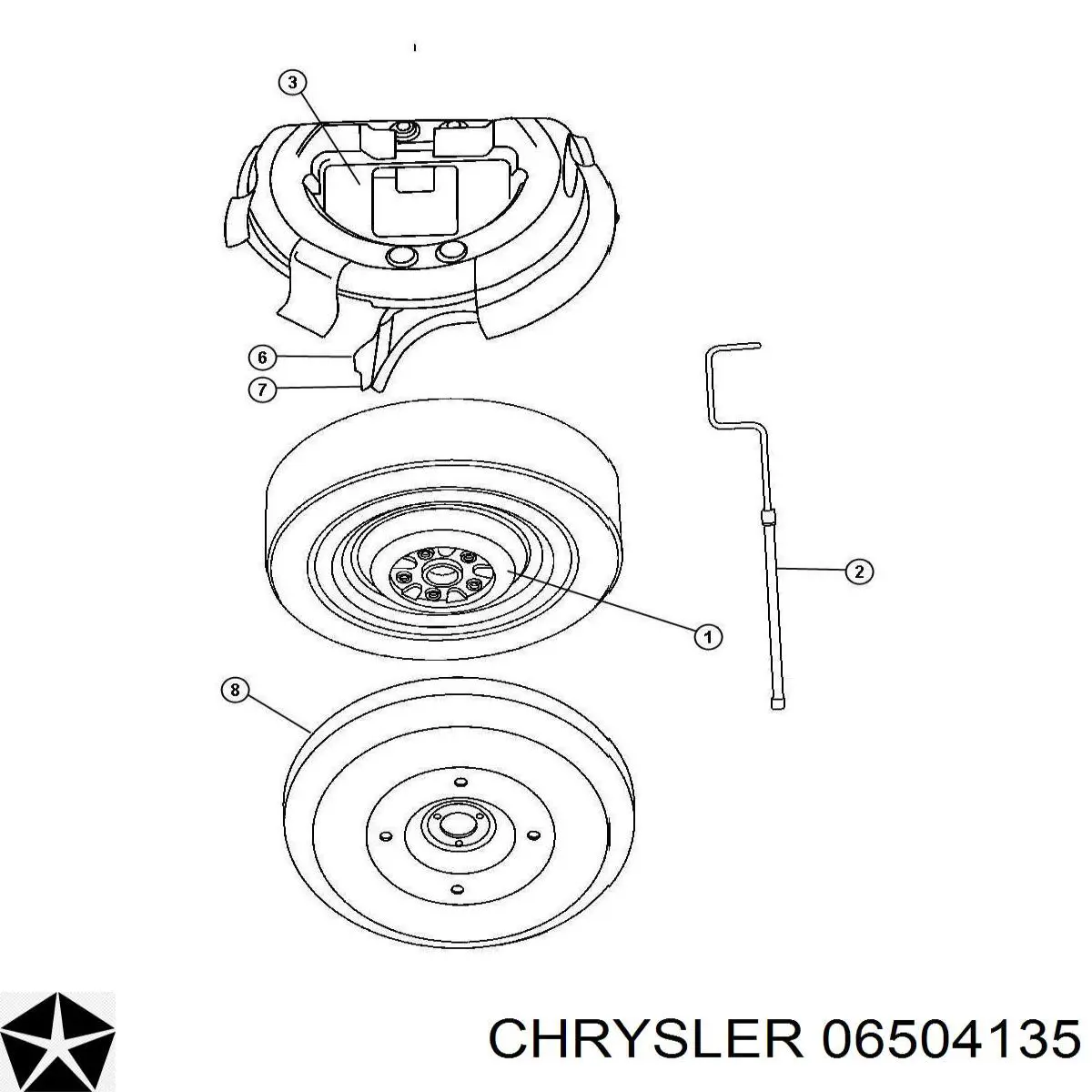  Chrysler 6504135