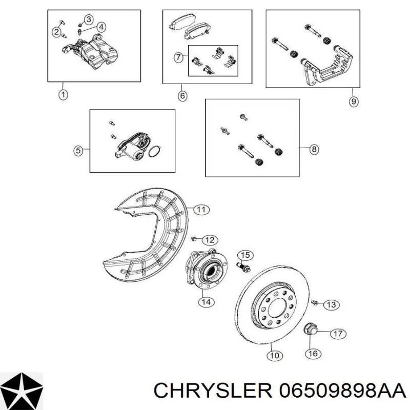 Comprar 6512705AA Chrysler 
