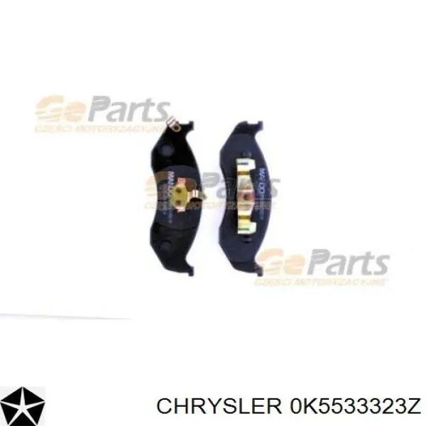 Pastillas de freno delanteras Jeep Grand Cherokee 1 Z