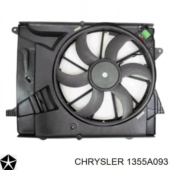 1355A093 Chrysler motor de ventilador, refrigeración, izquierdo