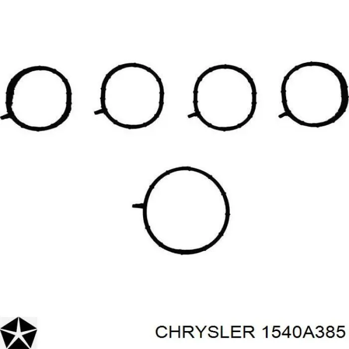 1540A385 Chrysler junta de colector de admisión