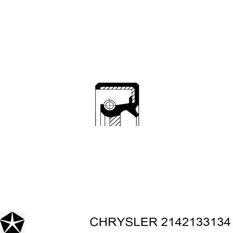 2142133134 Chrysler retén del árbol intermedio (de equilibrado del motor)