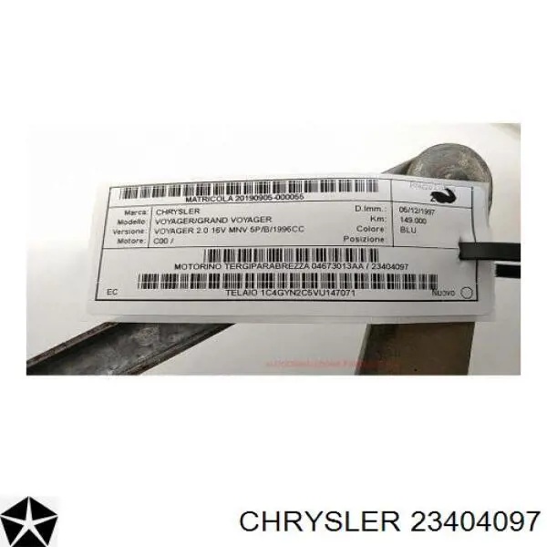  Chrysler 23404097 precio, desde 75,50 EUR