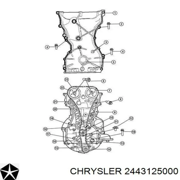 Comprar 2443125000 Chrysler Guía de cadena de distribución