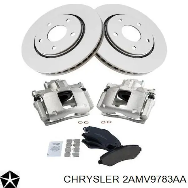 Frenos delanteros Chrysler 2AMV9783AA precio, desde 41,21 EUR