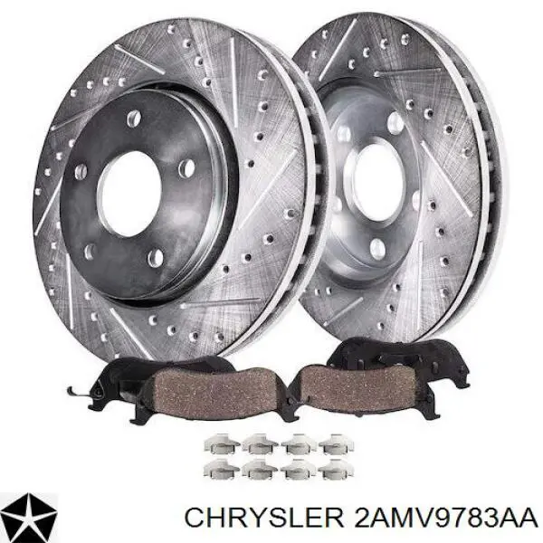 Frenos delanteros Chrysler 2AMV9783AA precio, desde 41,21 EUR