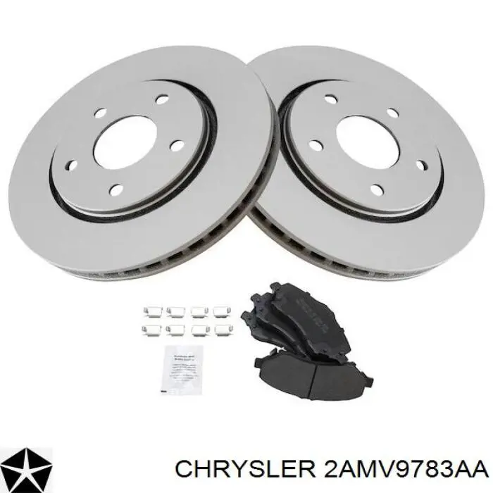 Comprar 2AMV9783AA Chrysler Freno de disco delantero