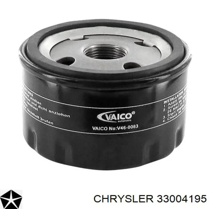 Comprar 33004195 Chrysler Filtros de aceite