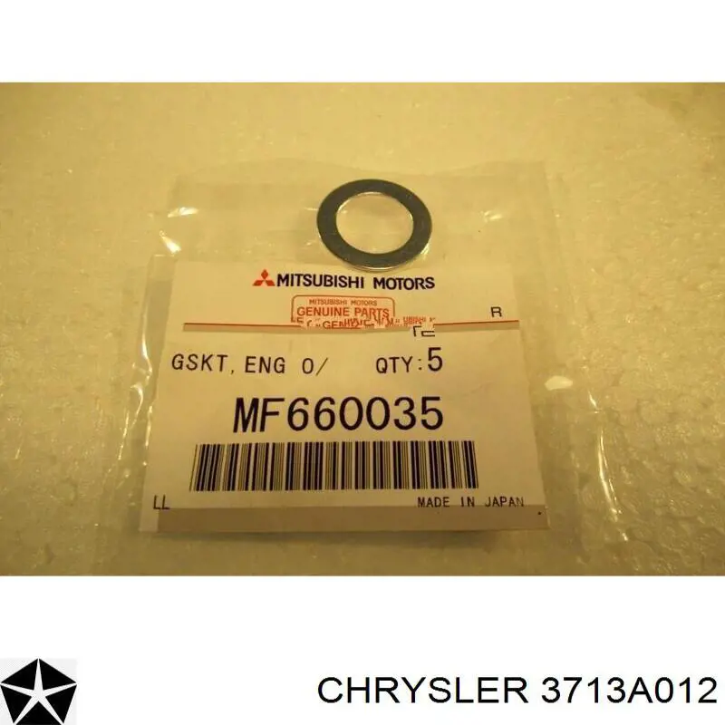 Comprar 3713A012 Mitsubishi Tapón de llenado del eje trasero/delantero