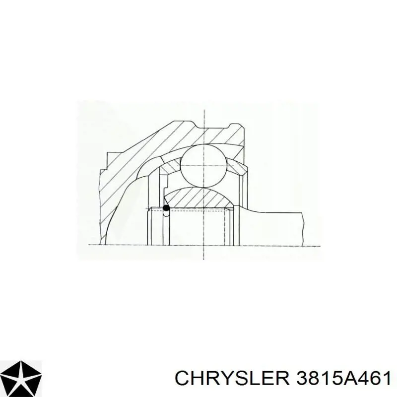 Semieje delantero izquierdo Chrysler 3815A461 precio, desde 113,17 EUR