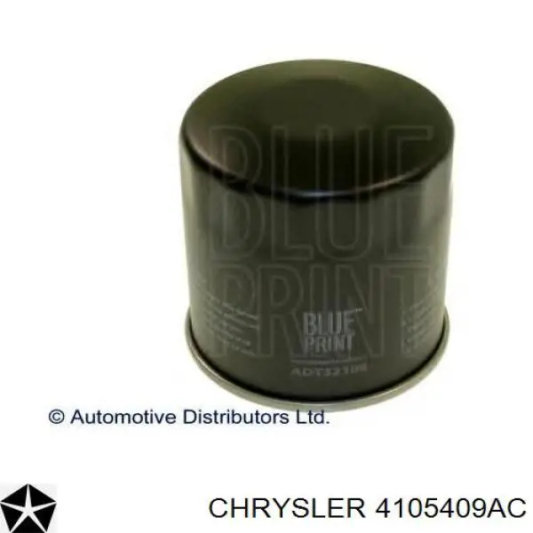 Filtro de aceite Chrysler 4105409AC precio, desde 4,39 EUR