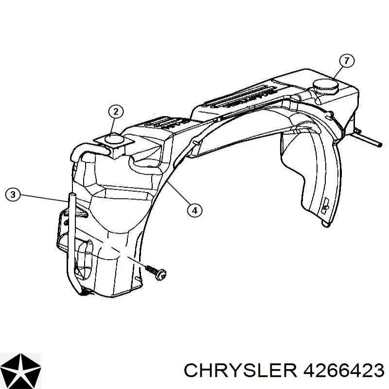4266423 Chrysler Servofreno