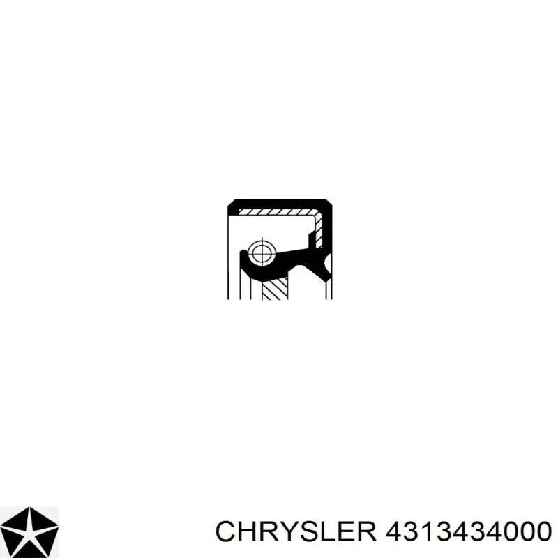 4313434000 Chrysler anillo reten caja de cambios