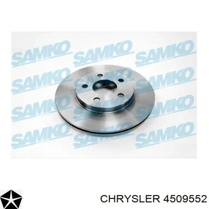 4509552 Chrysler freno de disco delantero