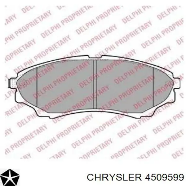 4509599 Chrysler cubo de rueda trasero