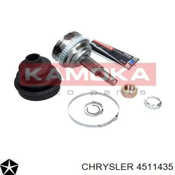 4511435 Chrysler árbol de transmisión delantero izquierdo