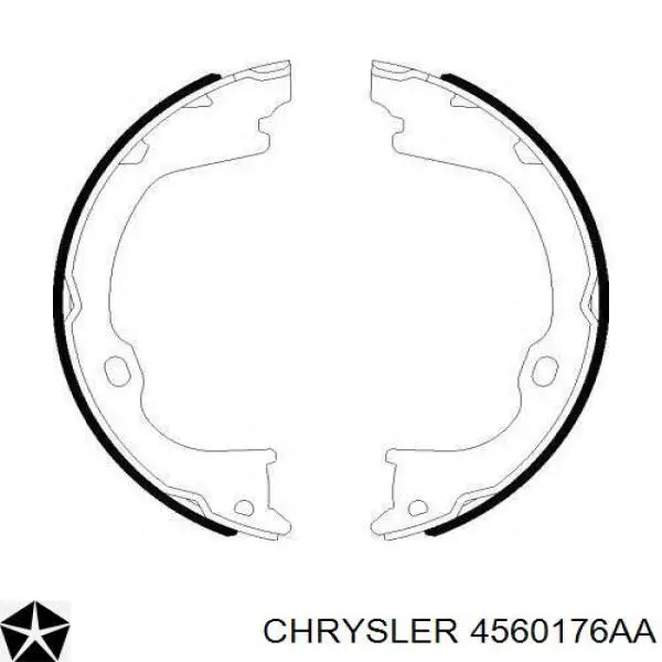 Zapatas de freno de mano Chrysler 4560176AA precio, desde 31,88 EUR
