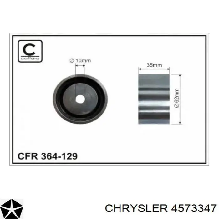 Tensor de la correa de distribución Chrysler 4573347 precio, desde 28,92 EUR