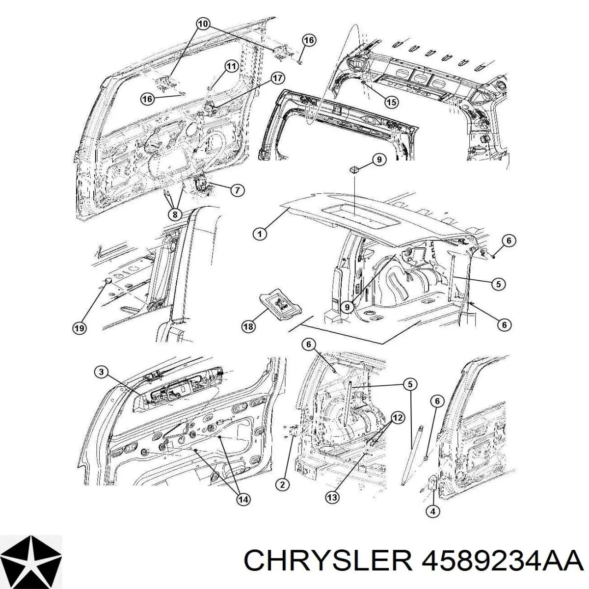  Chrysler 4589234AA precio, desde  