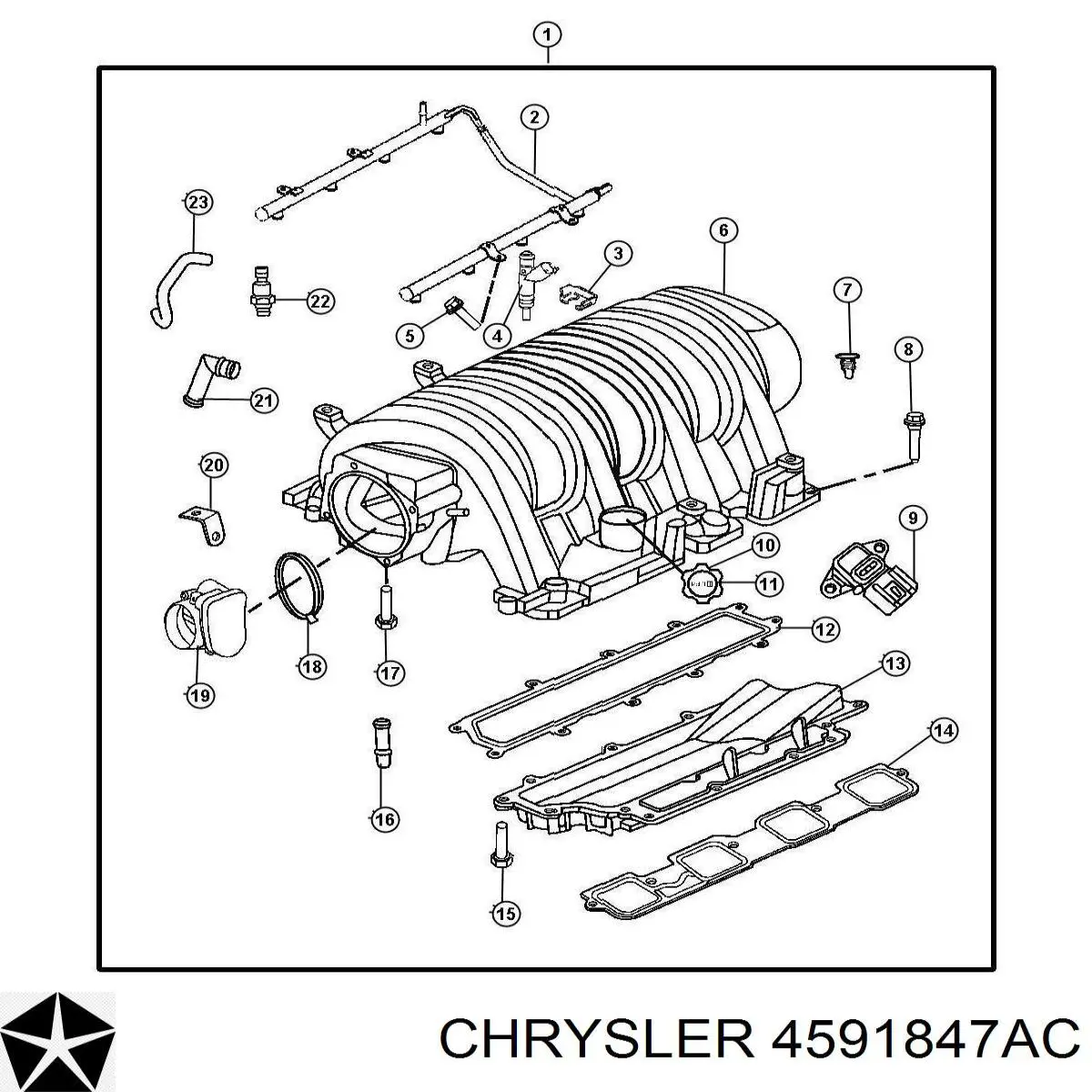Comprar 4591847AC Chrysler Cuerpo de mariposa