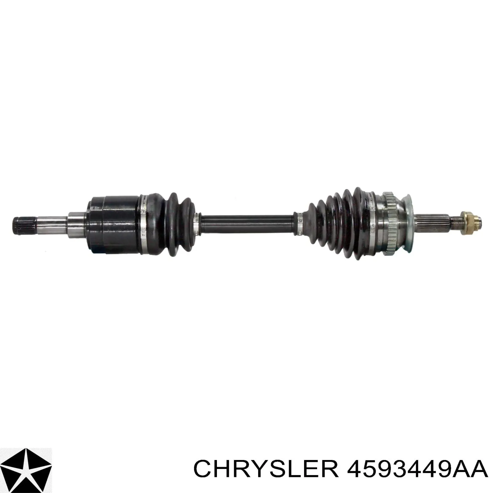 4593449AA Chrysler árbol de transmisión delantero izquierdo