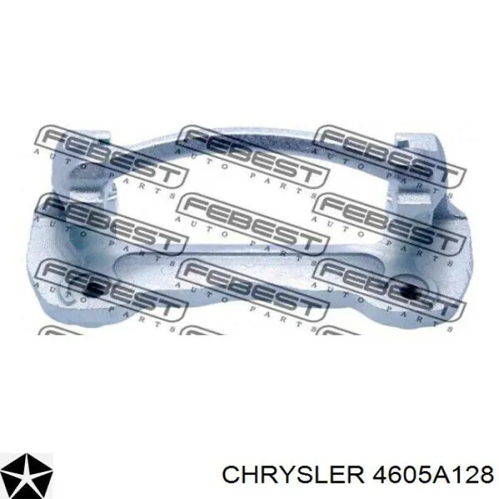 4605A128 Chrysler soporte, pinza de freno delantera