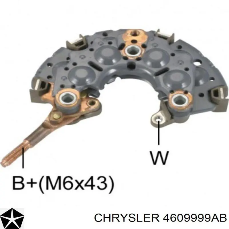 4609999AB Chrysler alternador