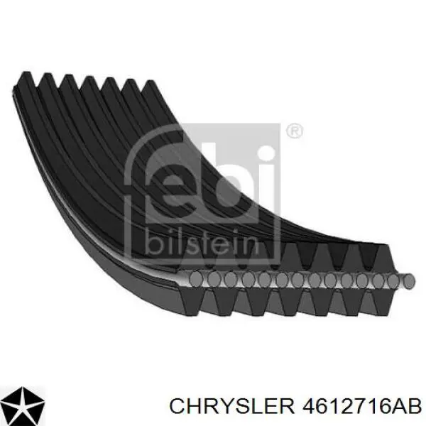 4612716AB Chrysler correa trapezoidal