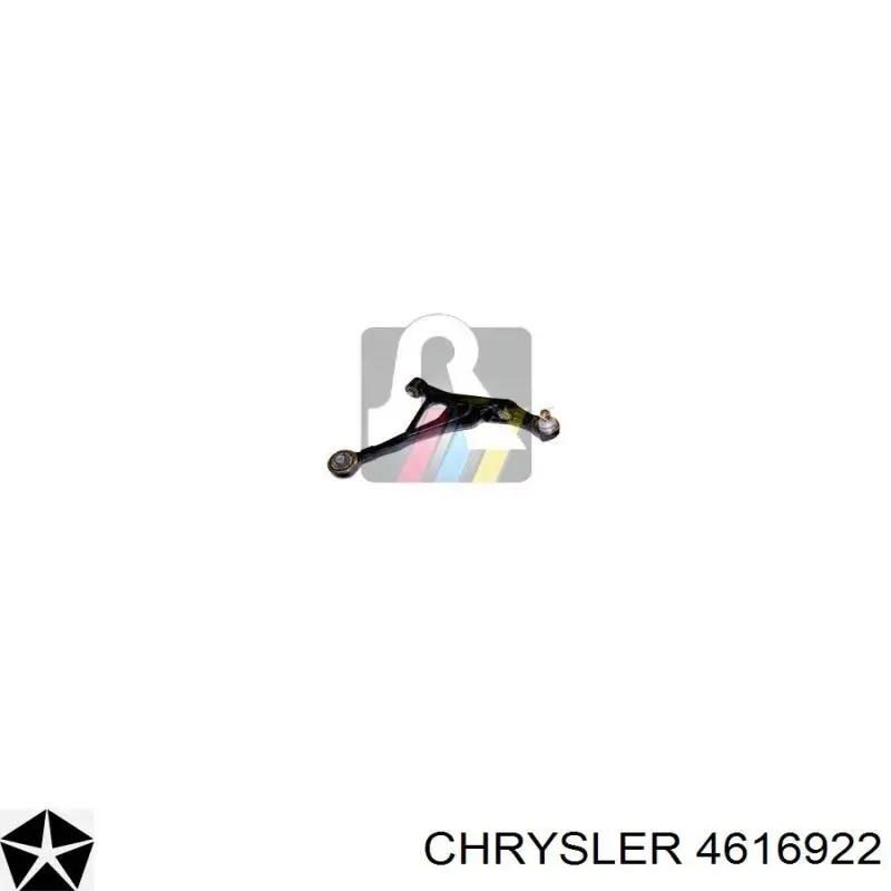 Brazo inferior derecho de la suspensión delantera Chrysler 4616922