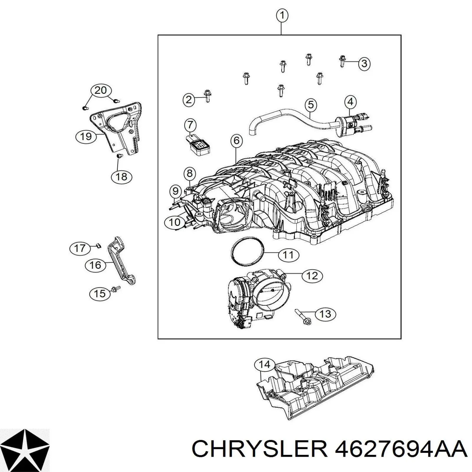 Valvula De Adsorcion De Vapor De Combustible Chrysler Voyager 