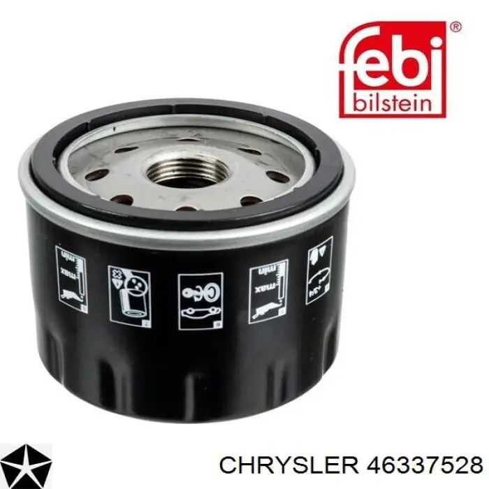 Filtro de aceite 46337528 Chrysler