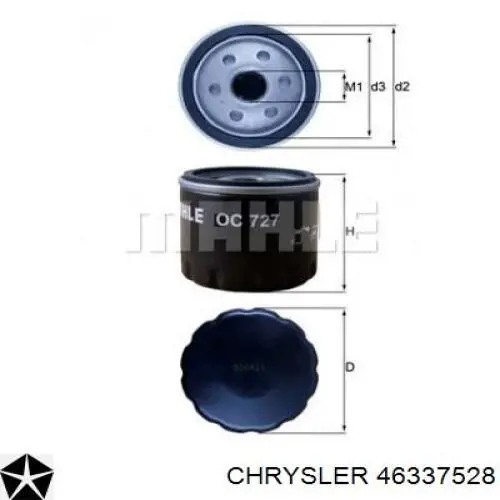 46337528 Chrysler Filtro aceite
