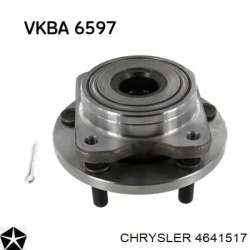 4641517 Chrysler cubo de rueda delantero