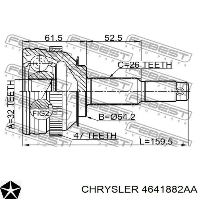 4641882AA Chrysler