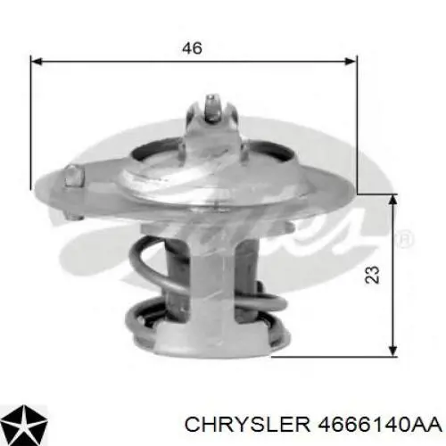 68210217AA Chrysler Termostato de agua