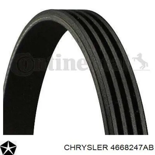 4668247AB Chrysler correa trapezoidal