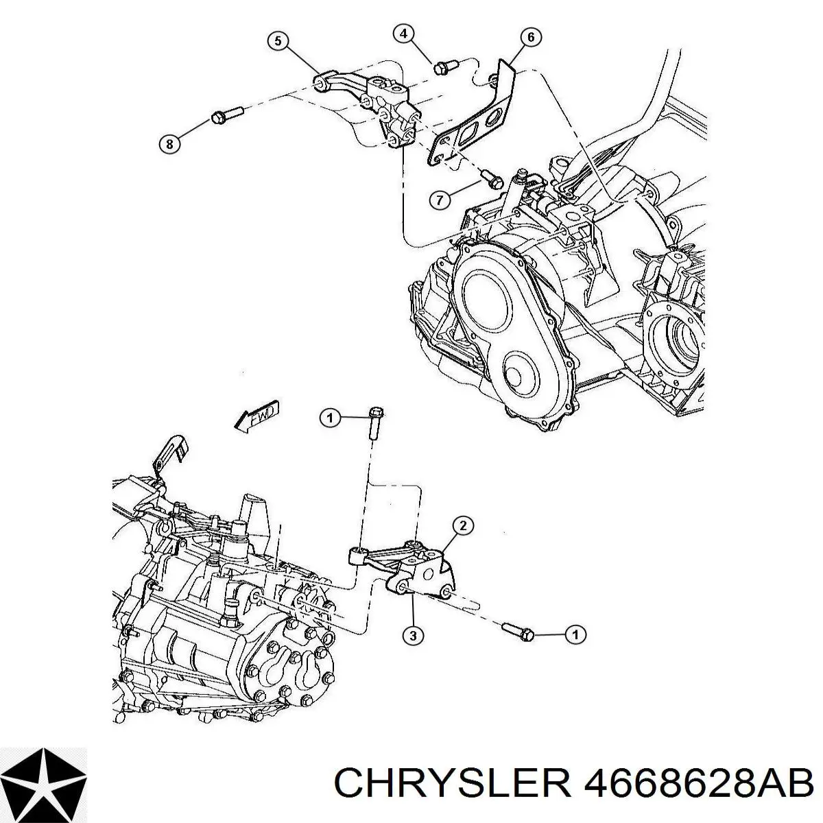 4668628AB Chrysler