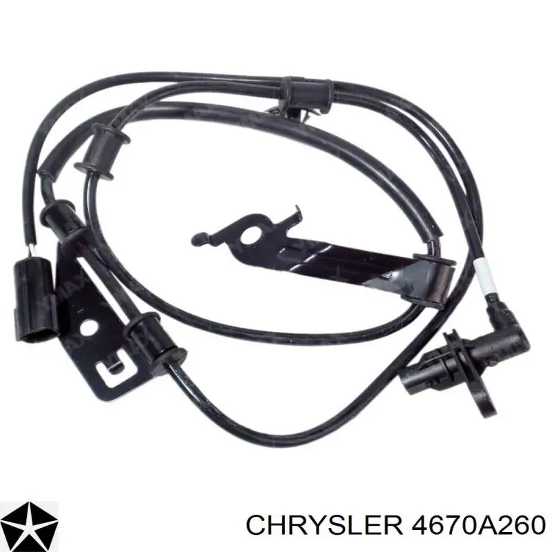 4670A260 Chrysler sensor abs trasero derecho