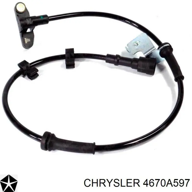 4670A597 Chrysler sensor abs trasero izquierdo