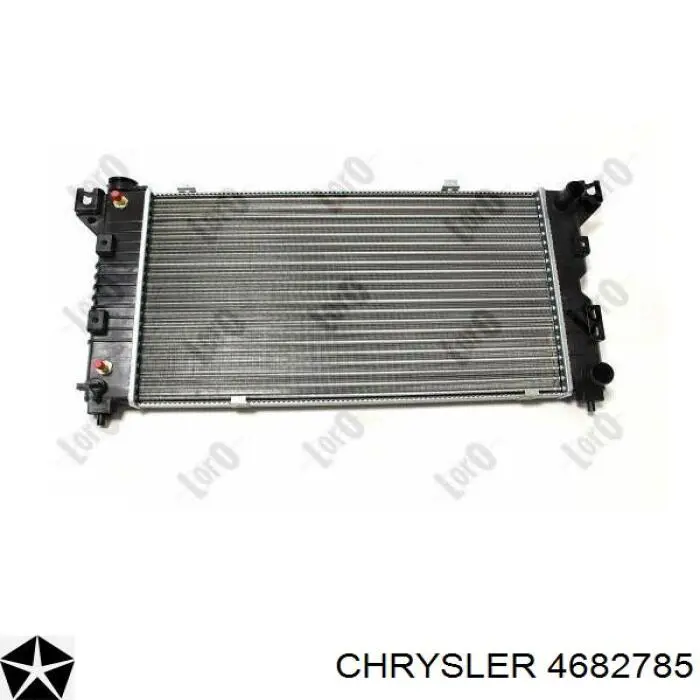 4682785 Chrysler radiador refrigeración del motor